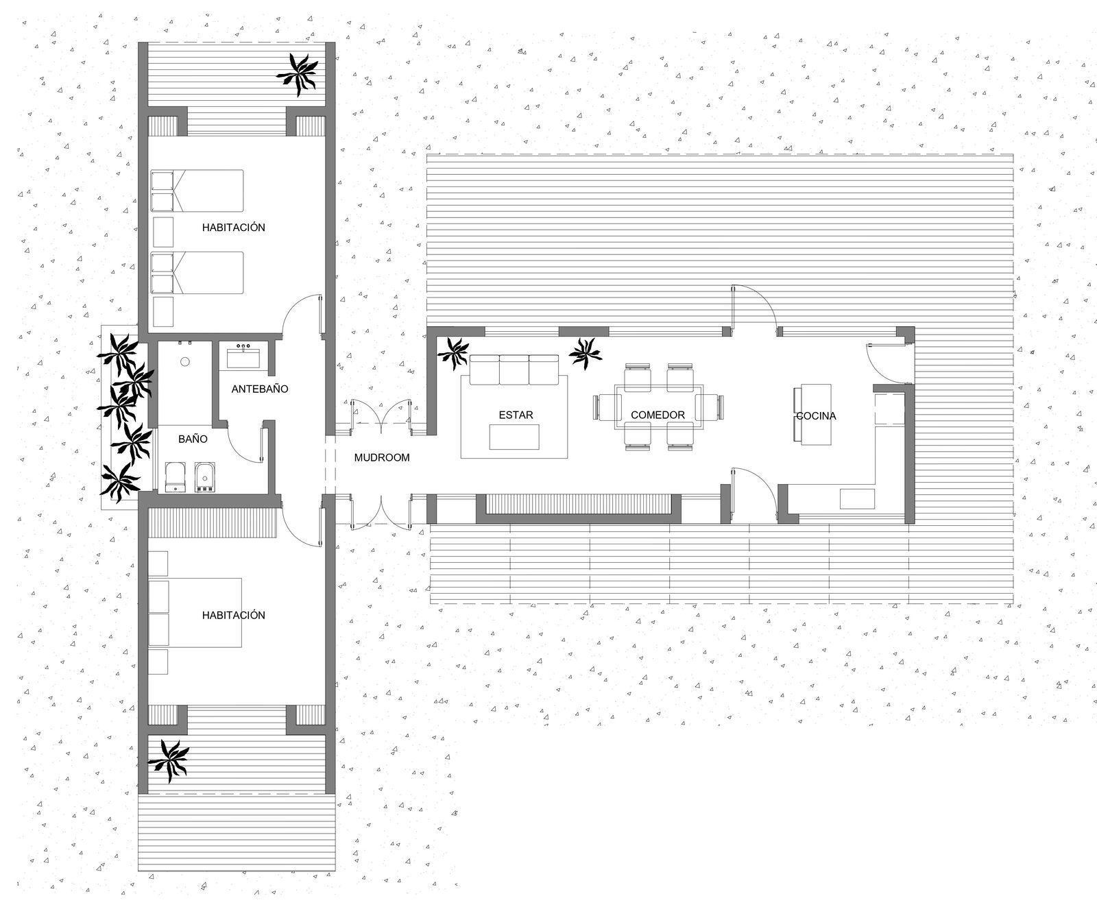 Plano del proyecto modular WMU CAMPO